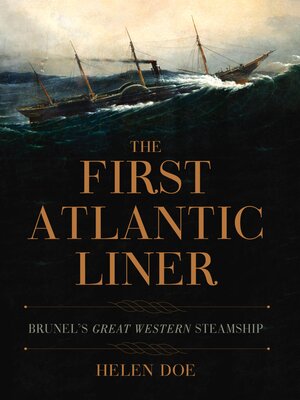 cover image of The First Atlantic Liner